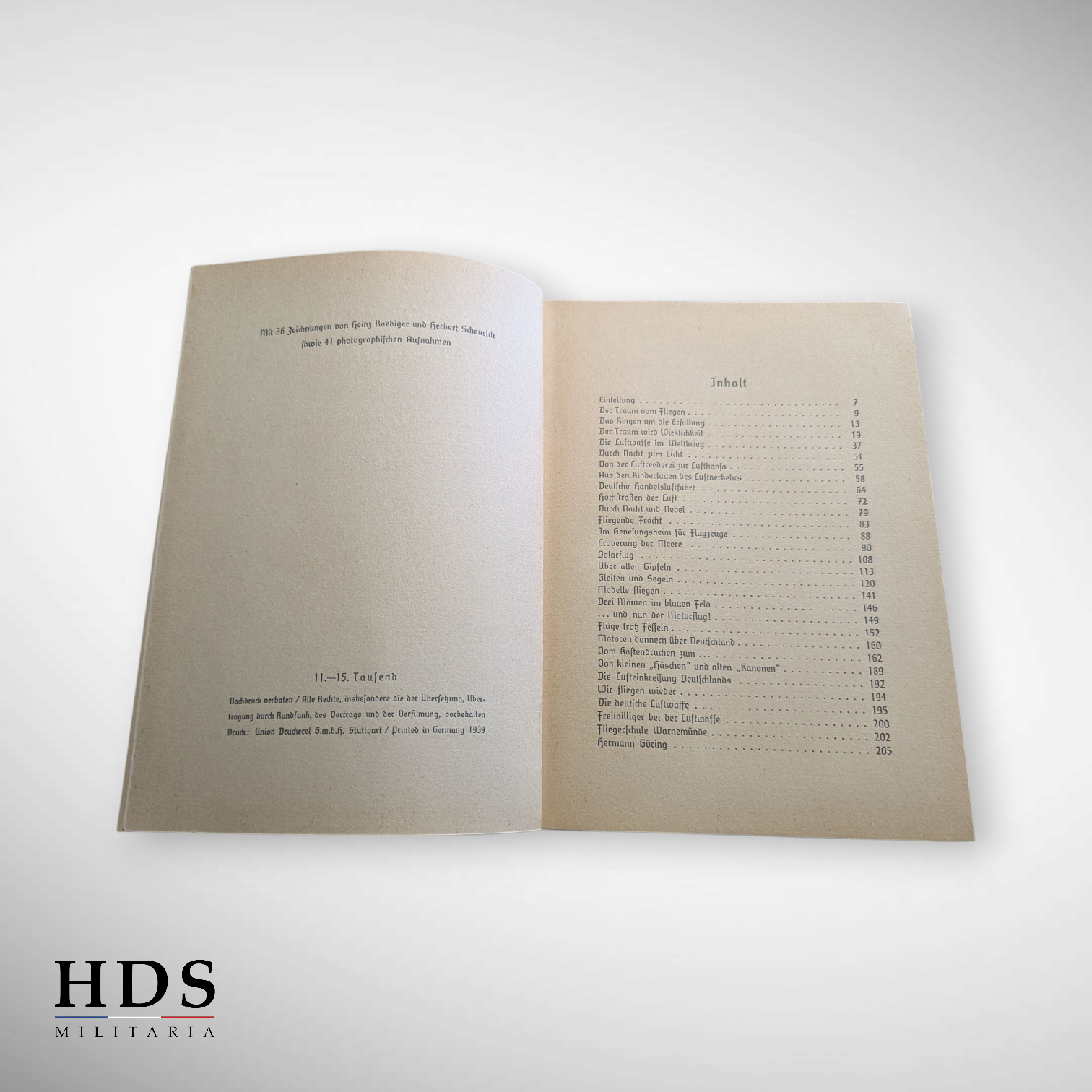 Livre de propagande allemand WW2 LuftWaffe