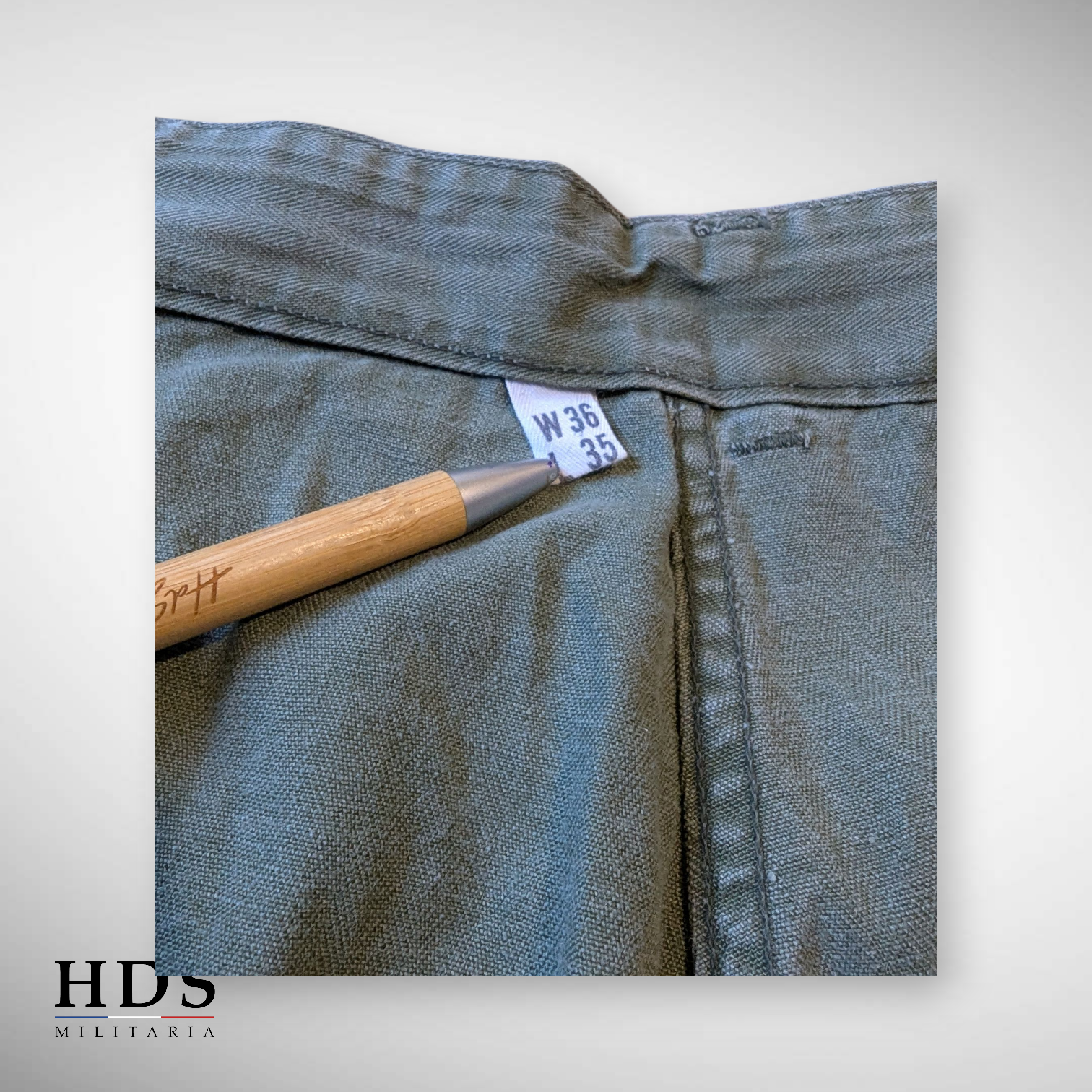 Pantalon HBT m43 US ww2 36x35 grande taille