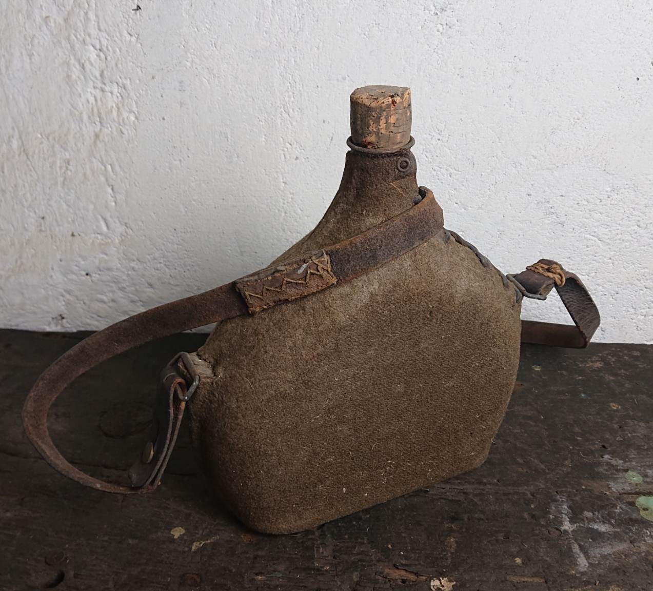militaria : Gourde m35 France 40 / french ww2 canteen