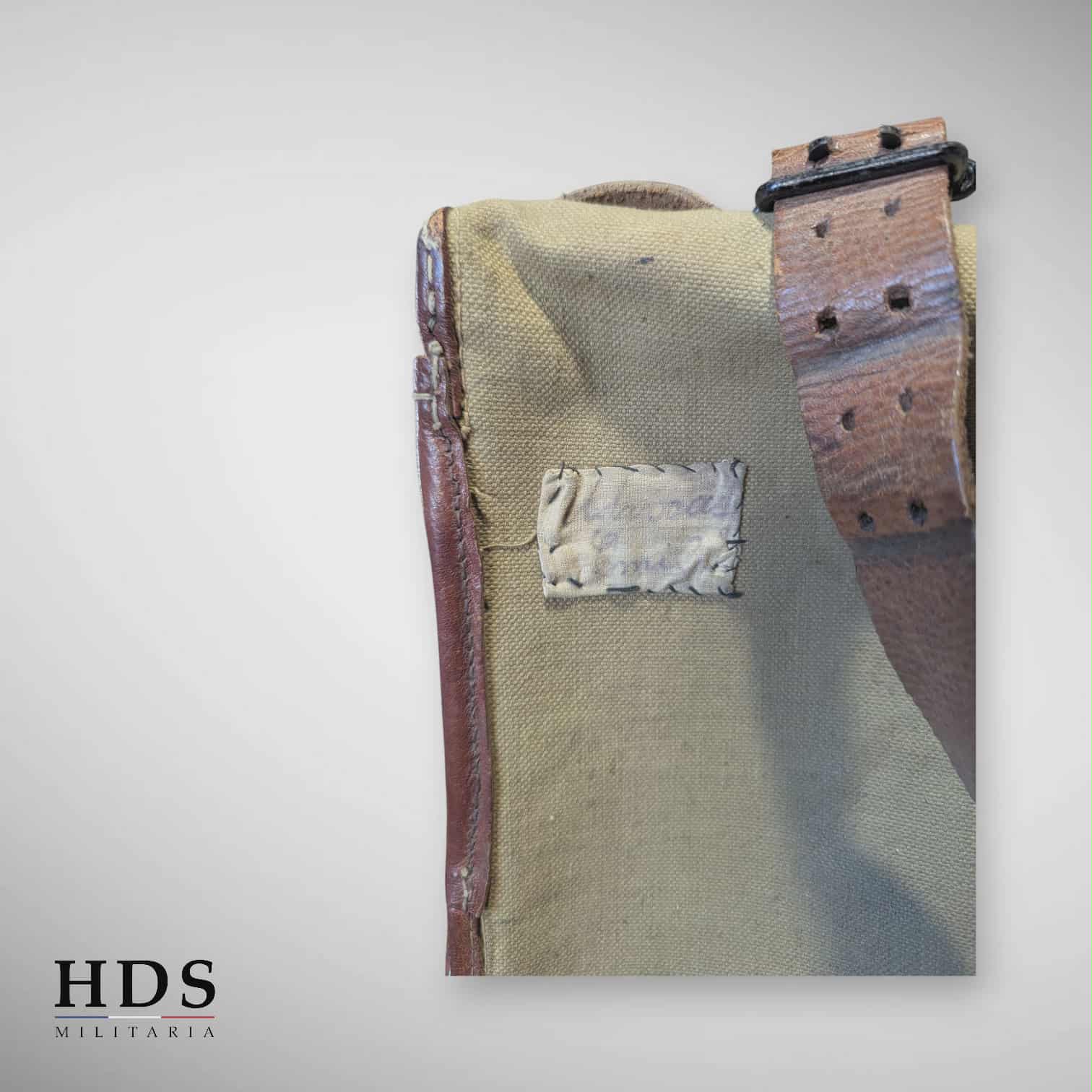 Havresac as de carreaux France 40 ww2 nominatif