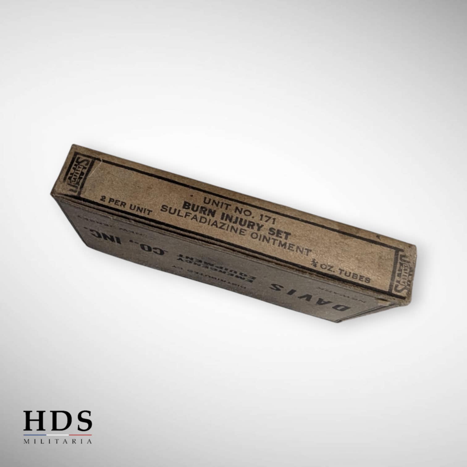Pansement US ww2 Burn Injury Set