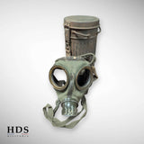 Boîtier masque à gaz allemand ww2 + épave masque