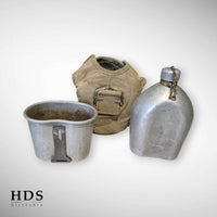 Gourde US ww2 complète marquage pochoir