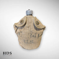Gourde US ww2 complète marquage pochoir
