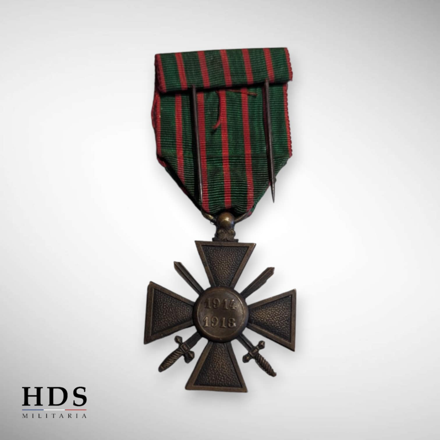 Médaille Croix de Guerre 1914 - 1918 avec palme
