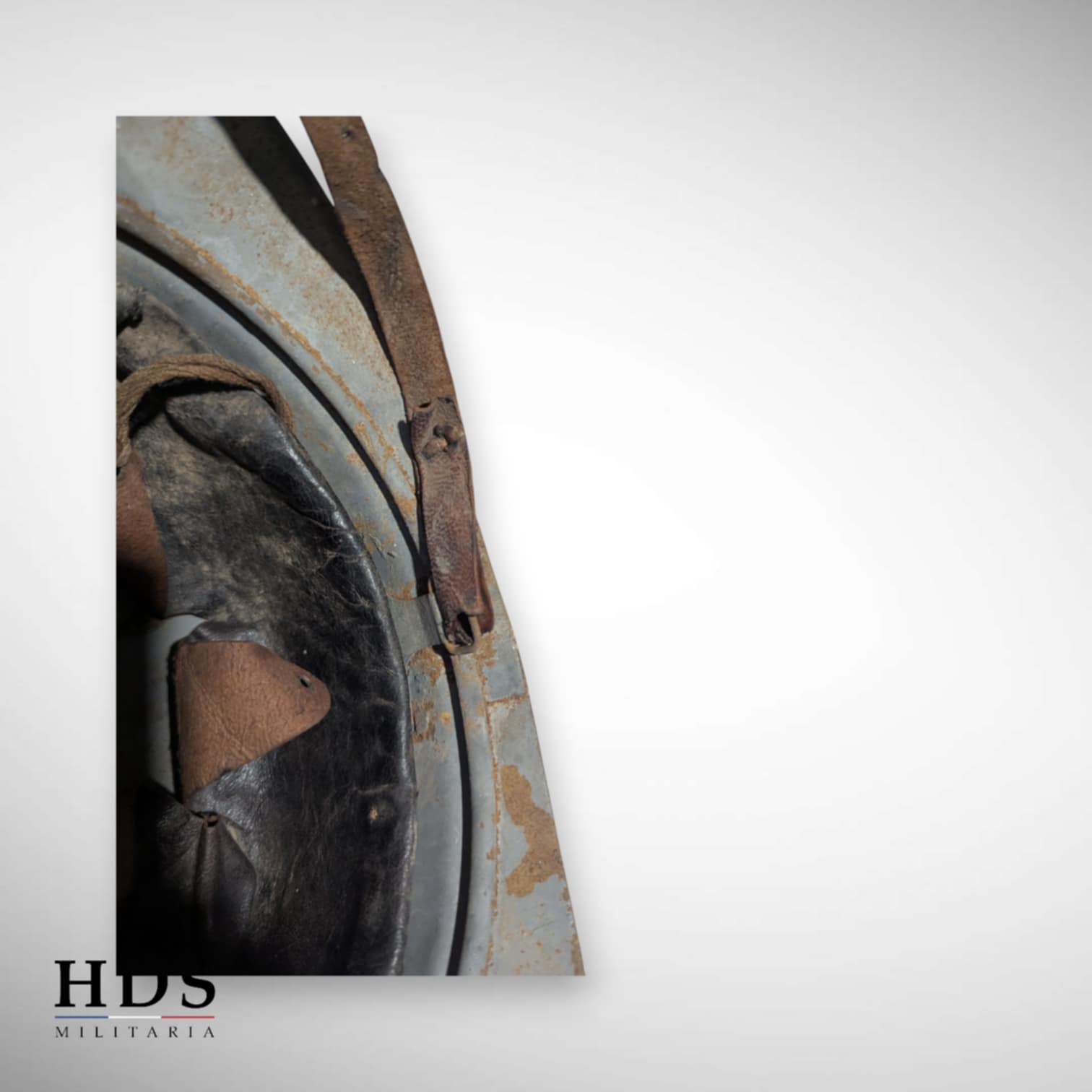 Casque Adrian m15 ww1 Japy Jugulaire + Coiffe