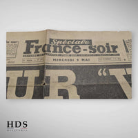 Journal France Soir 9 Mai 1945 Jour V