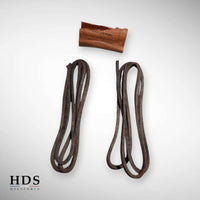 Paire de lacets en cuir ww2