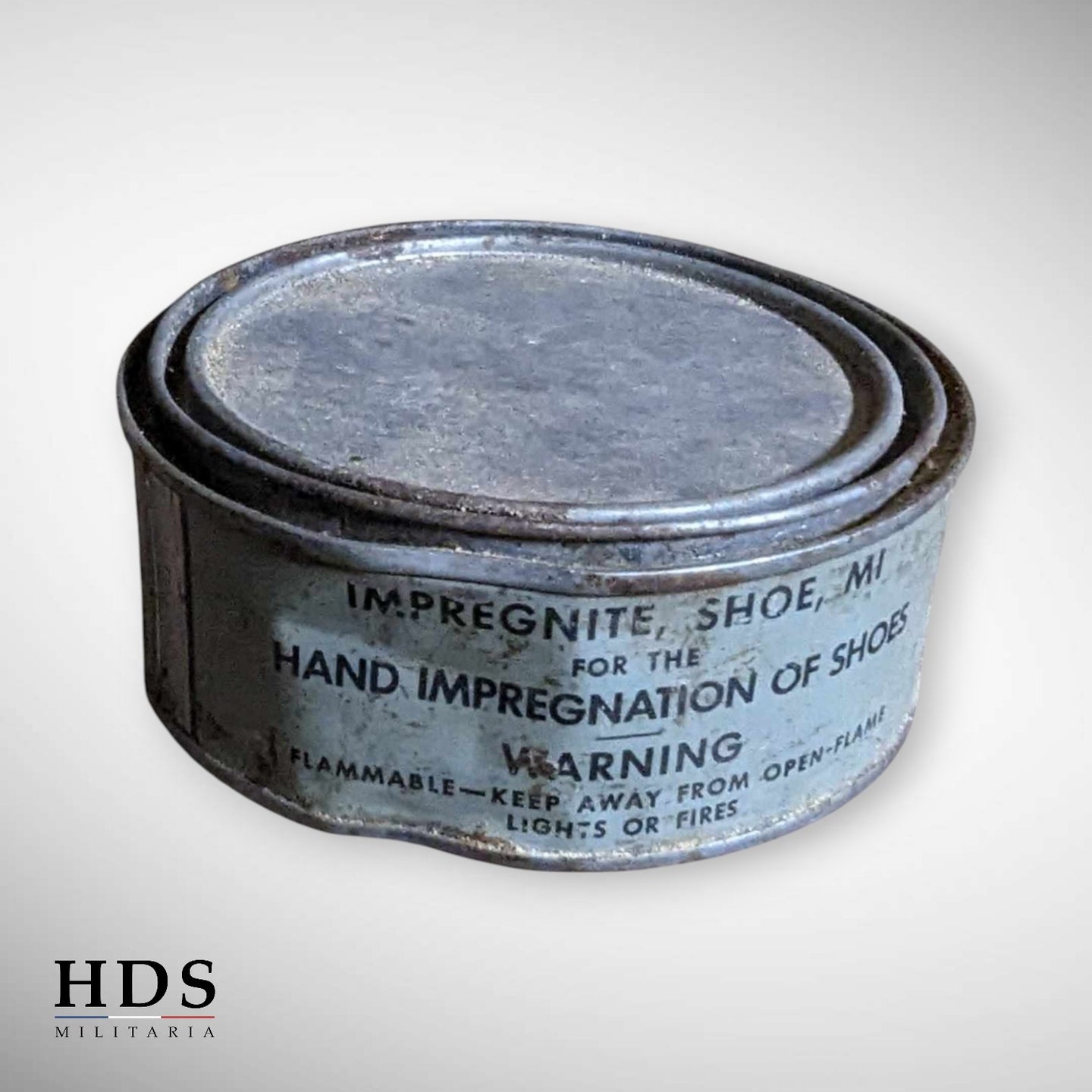 Boîte à graisse anti gaz US ww2