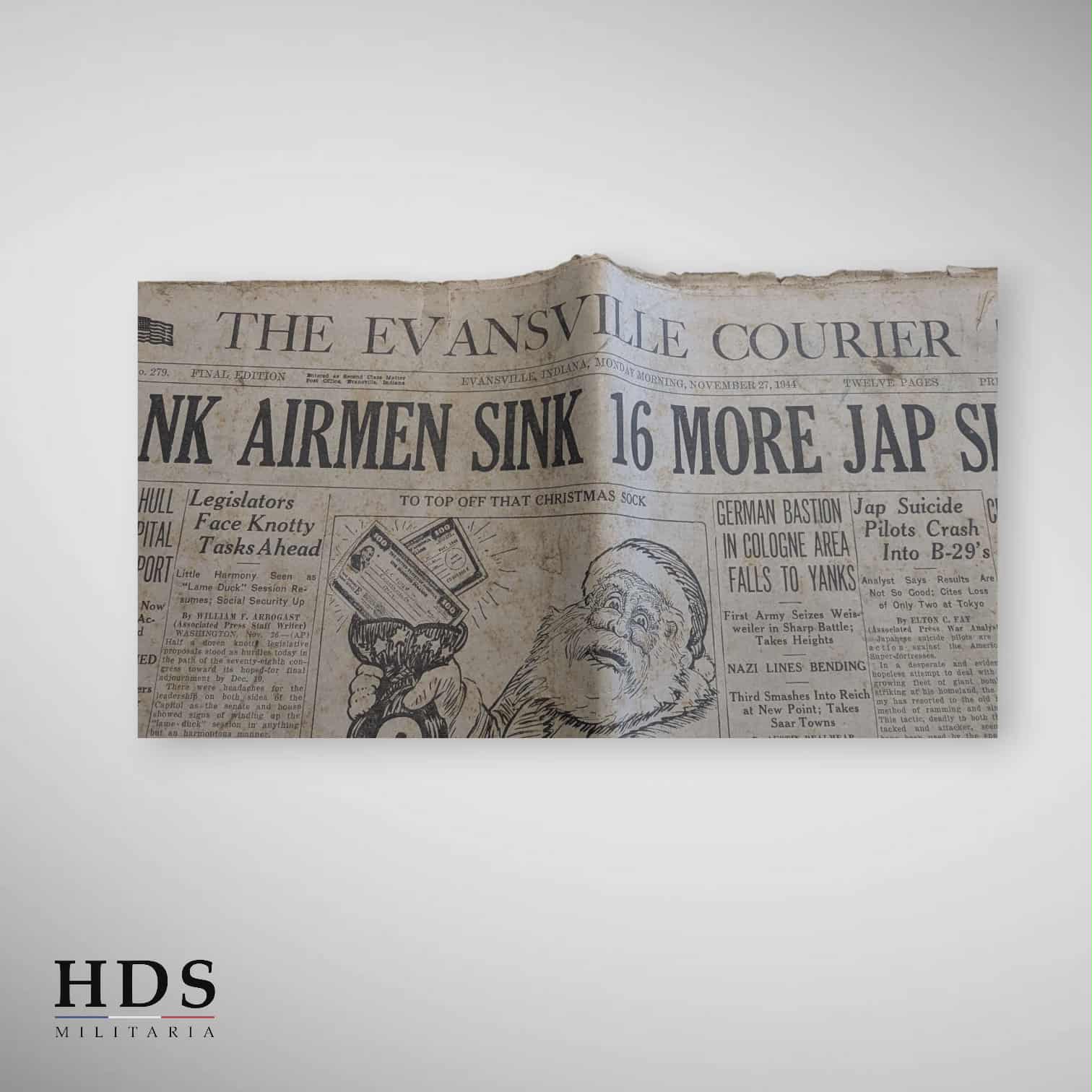 Journal US ww2 Yank airmen Novembre 1944