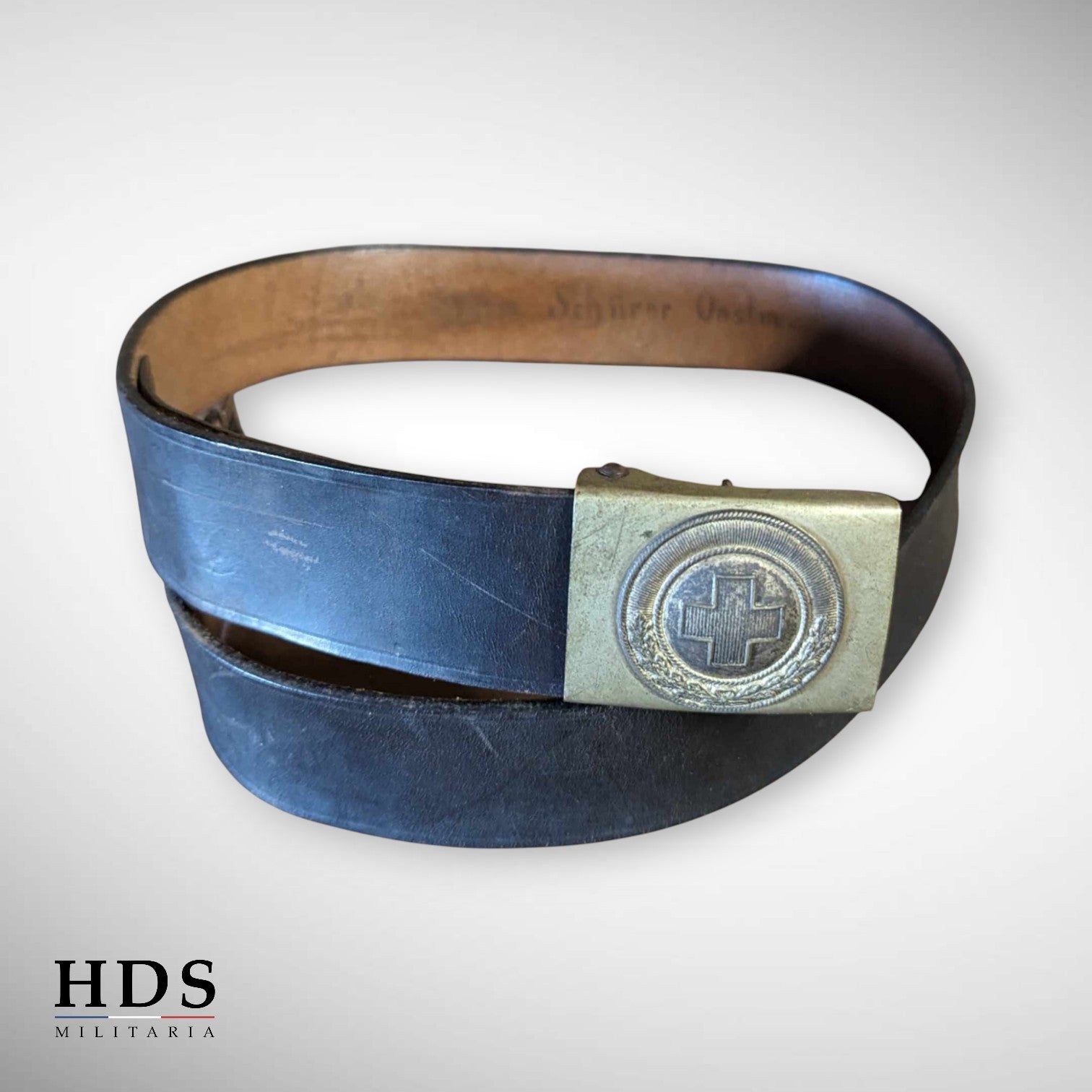German DRK Red Cross WW2 belt with name