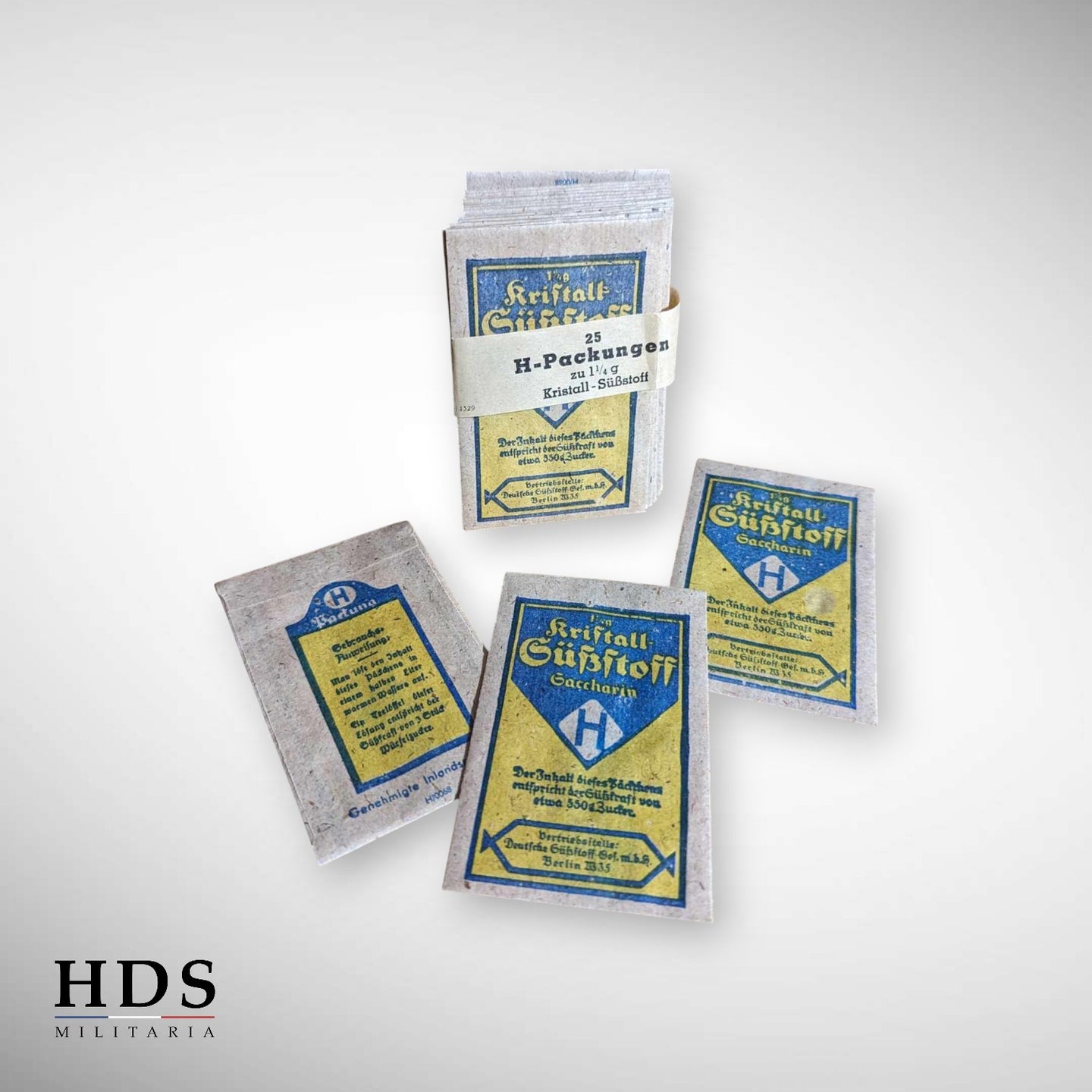 Sachet de sucre allemand ww2