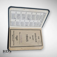 Agenda US ww2 1945 + Monnaie pendentif