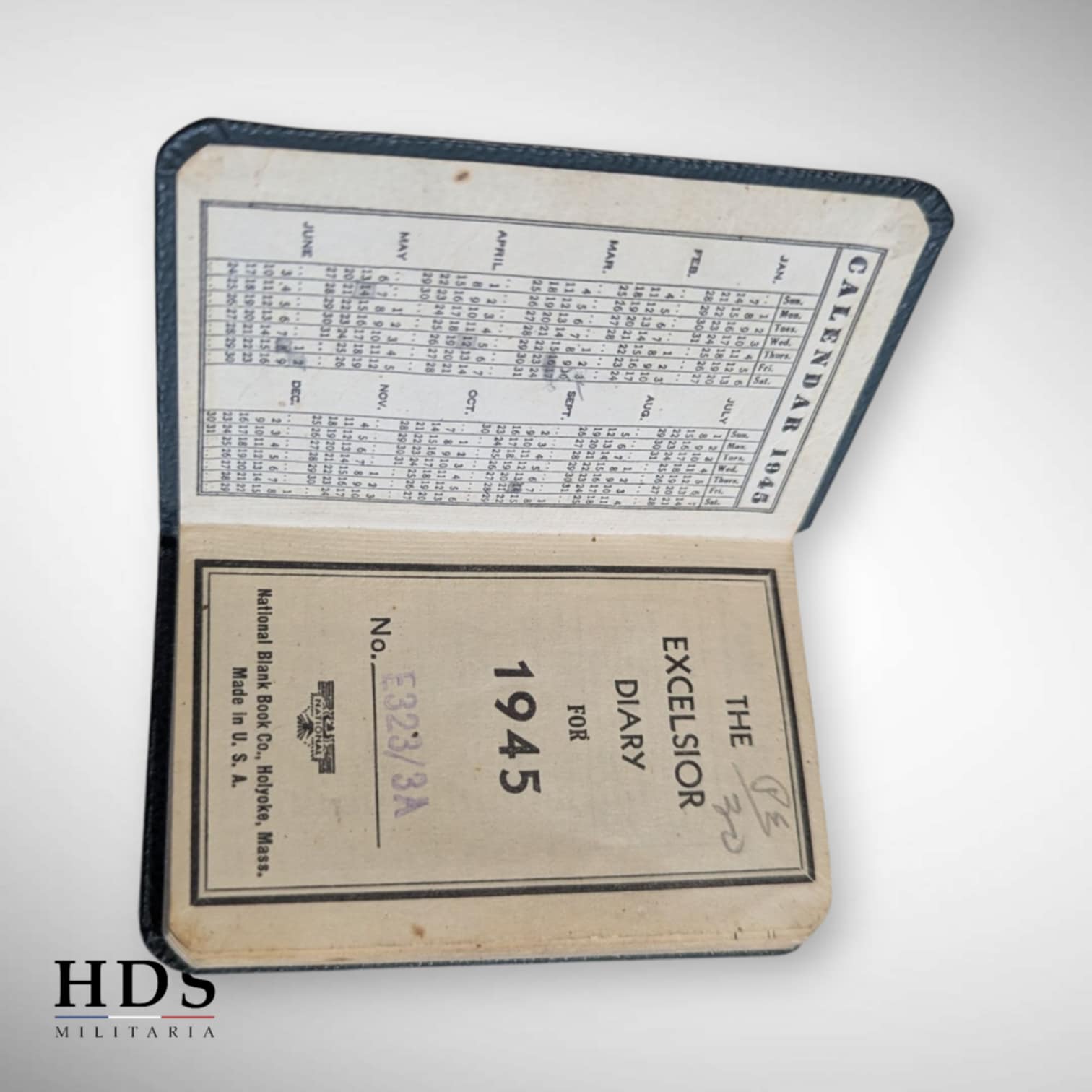 Agenda US ww2 1945 + Monnaie pendentif