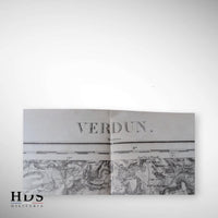 Carte Secteur Verdun ww1