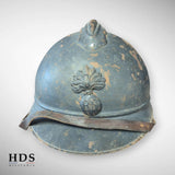 Casque Adrian m15 Infanterie ww1 nominatif