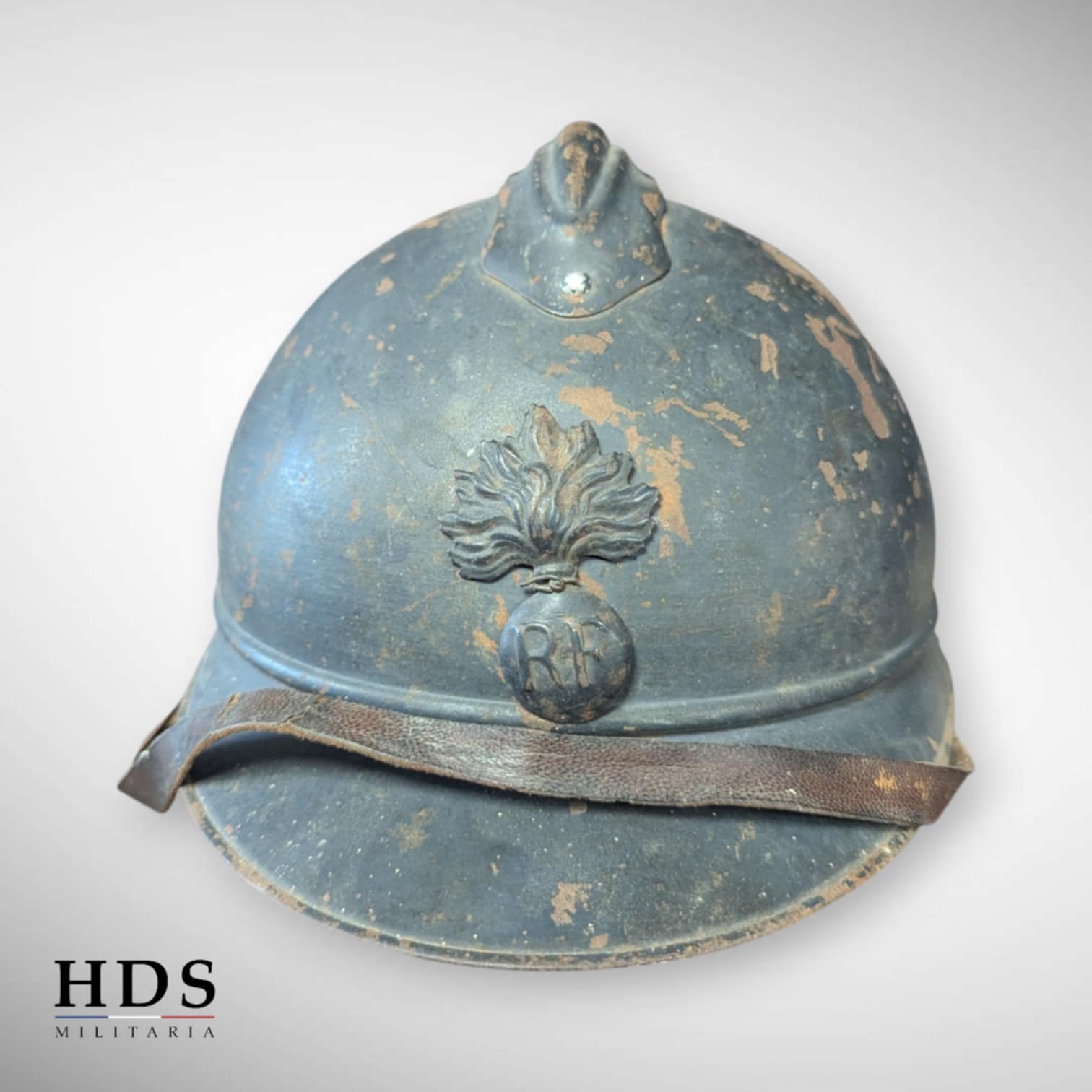 Casque Adrian m15 Infanterie ww1 nominatif