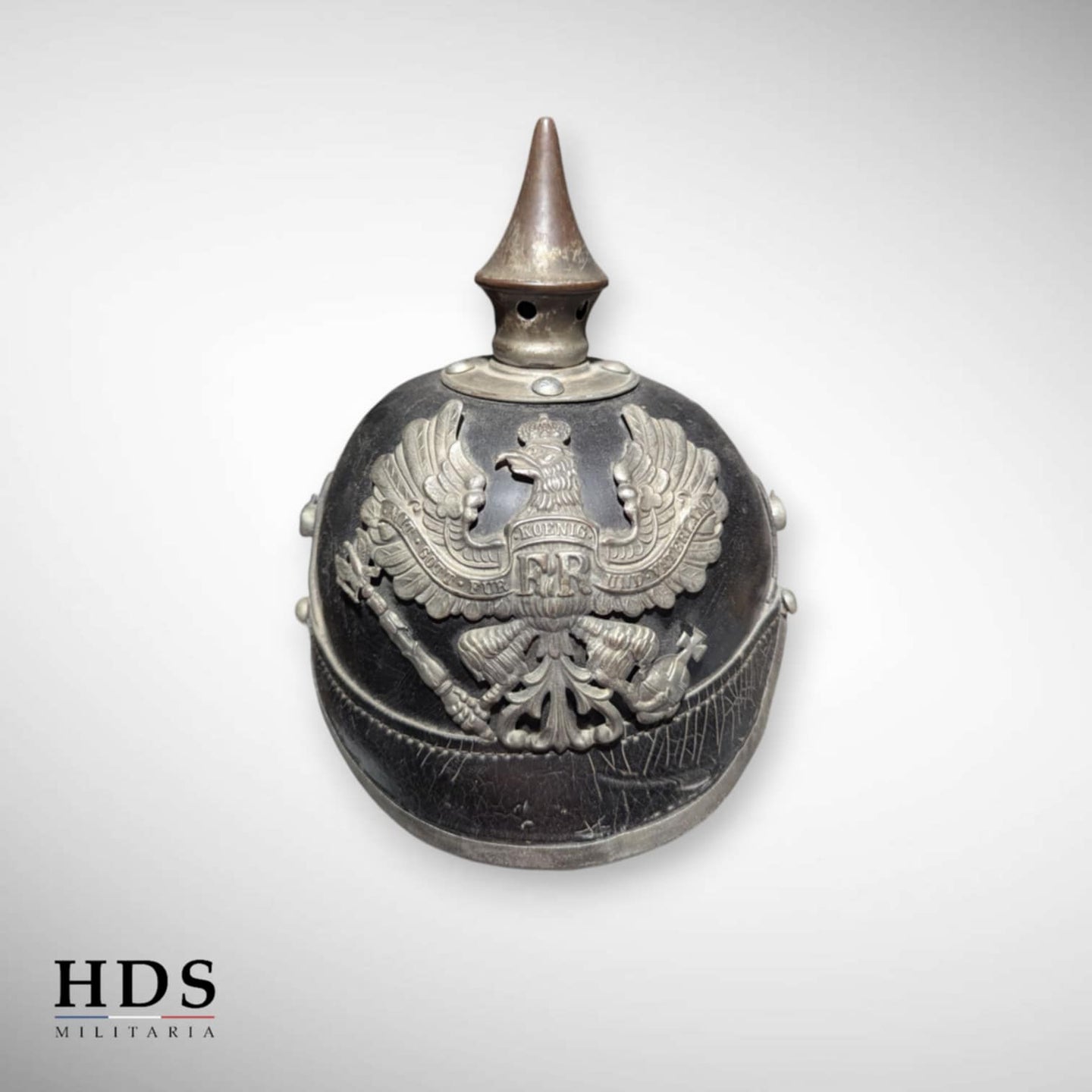 German WW1 1915 spiked helmet