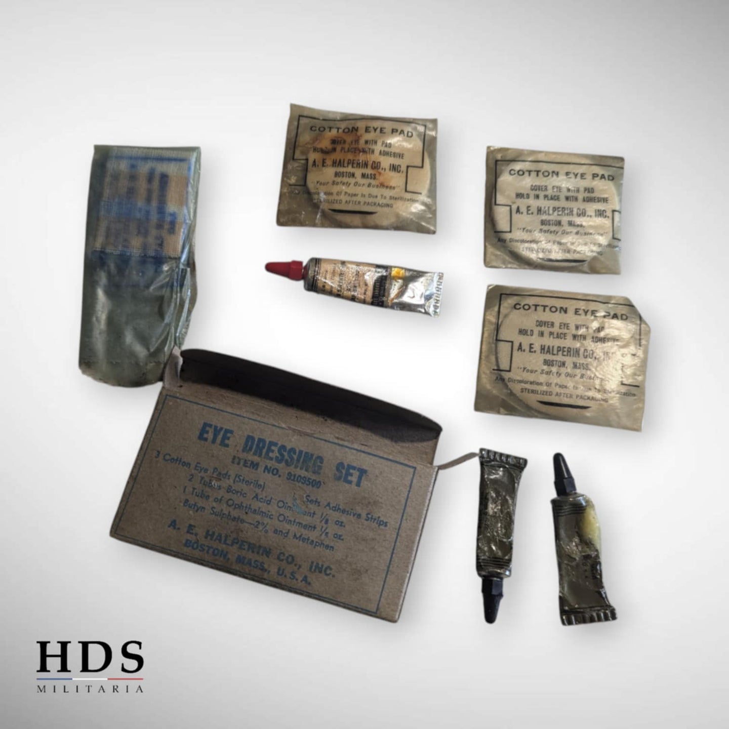 Pansement US ww2 Eye Dressing Set