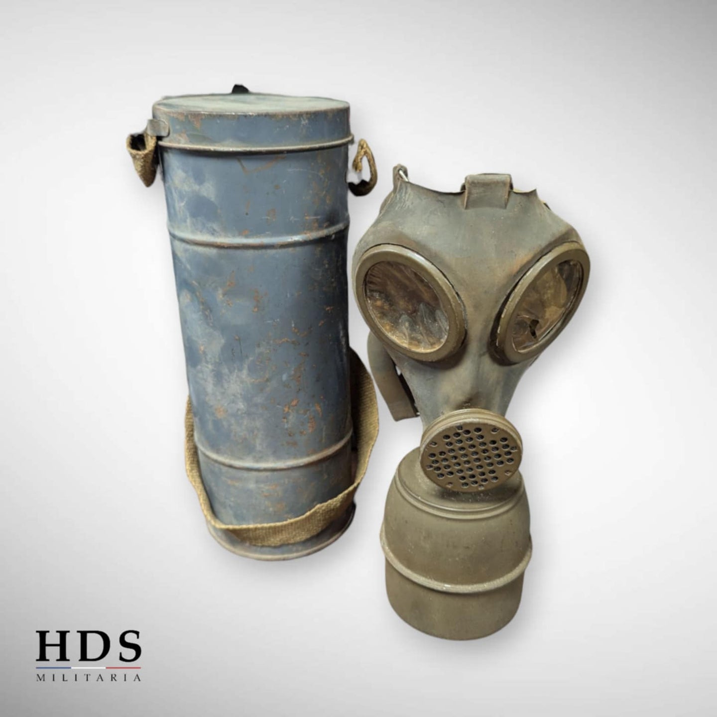 Masque à gaz Défense Passive Français ww2