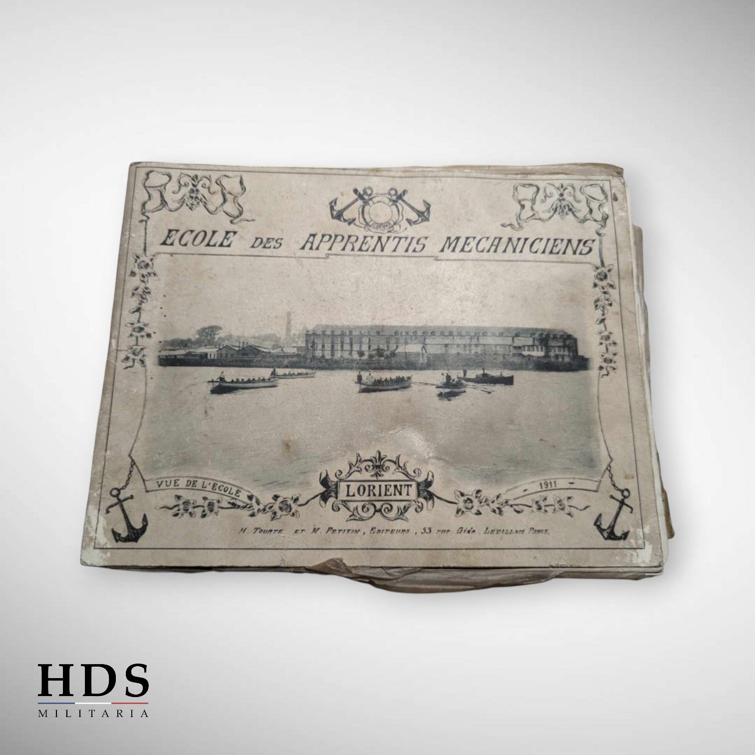 Album photo Apprentis Mécaniciens Lorient 1911 ww1