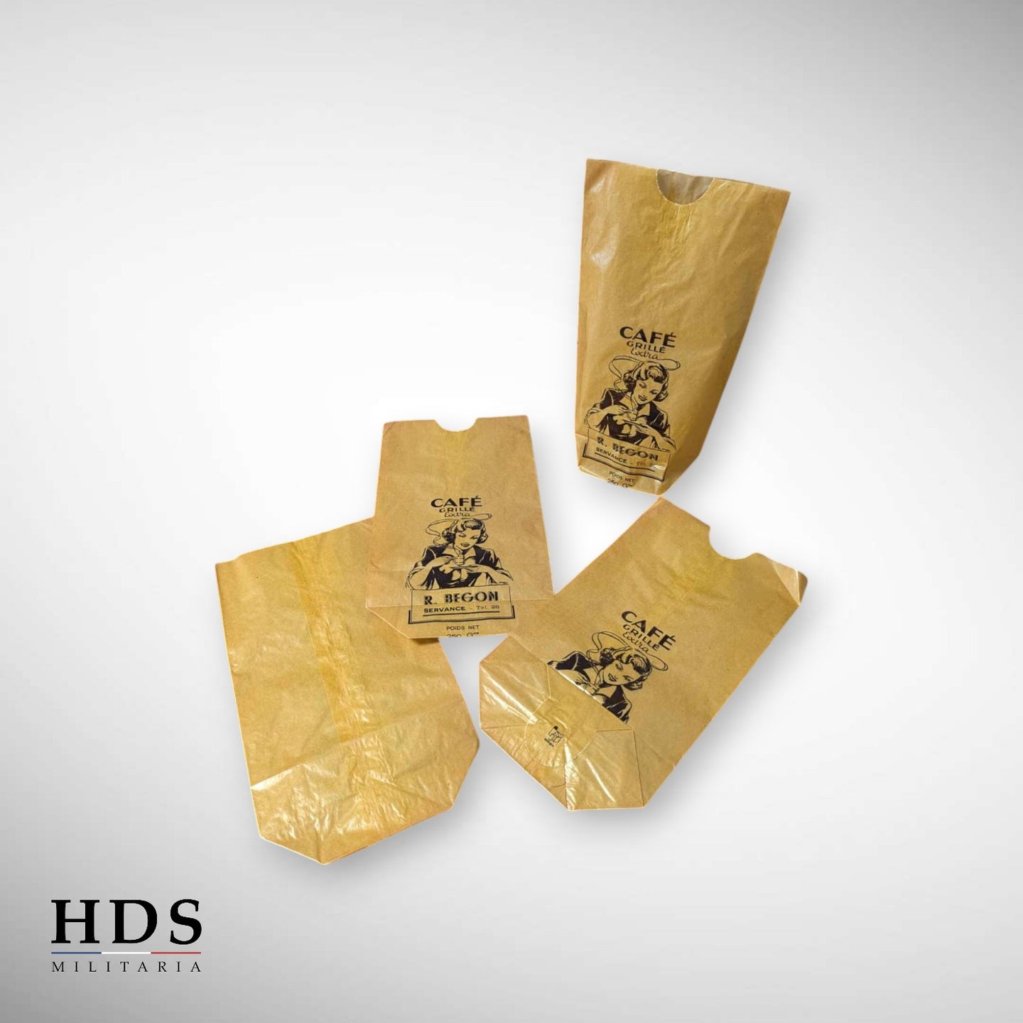Sachet de café grillé extra 250g France 40 ww2