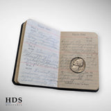 Agenda US ww2 1945 + Monnaie pendentif