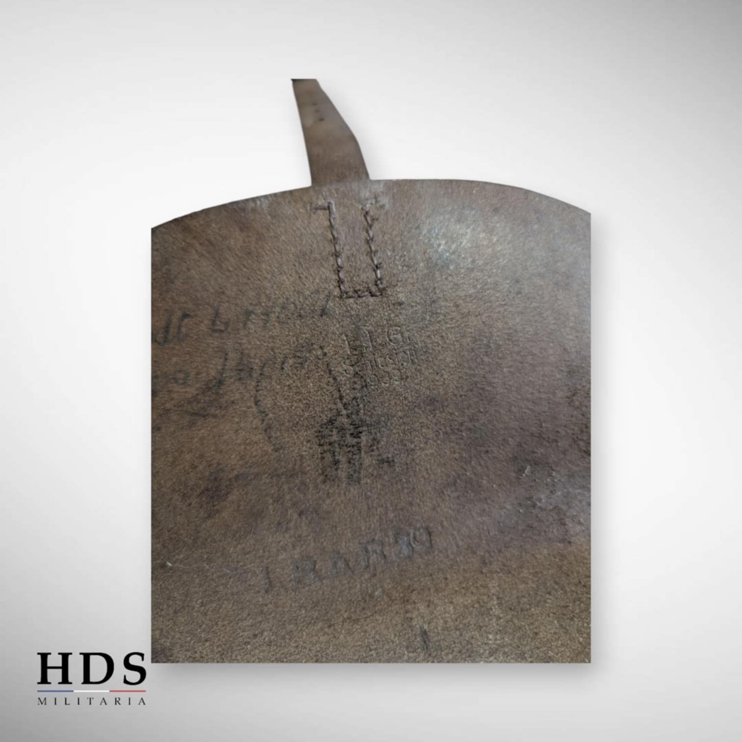 German WW2 Name Card Holder + Feldpost Paris
