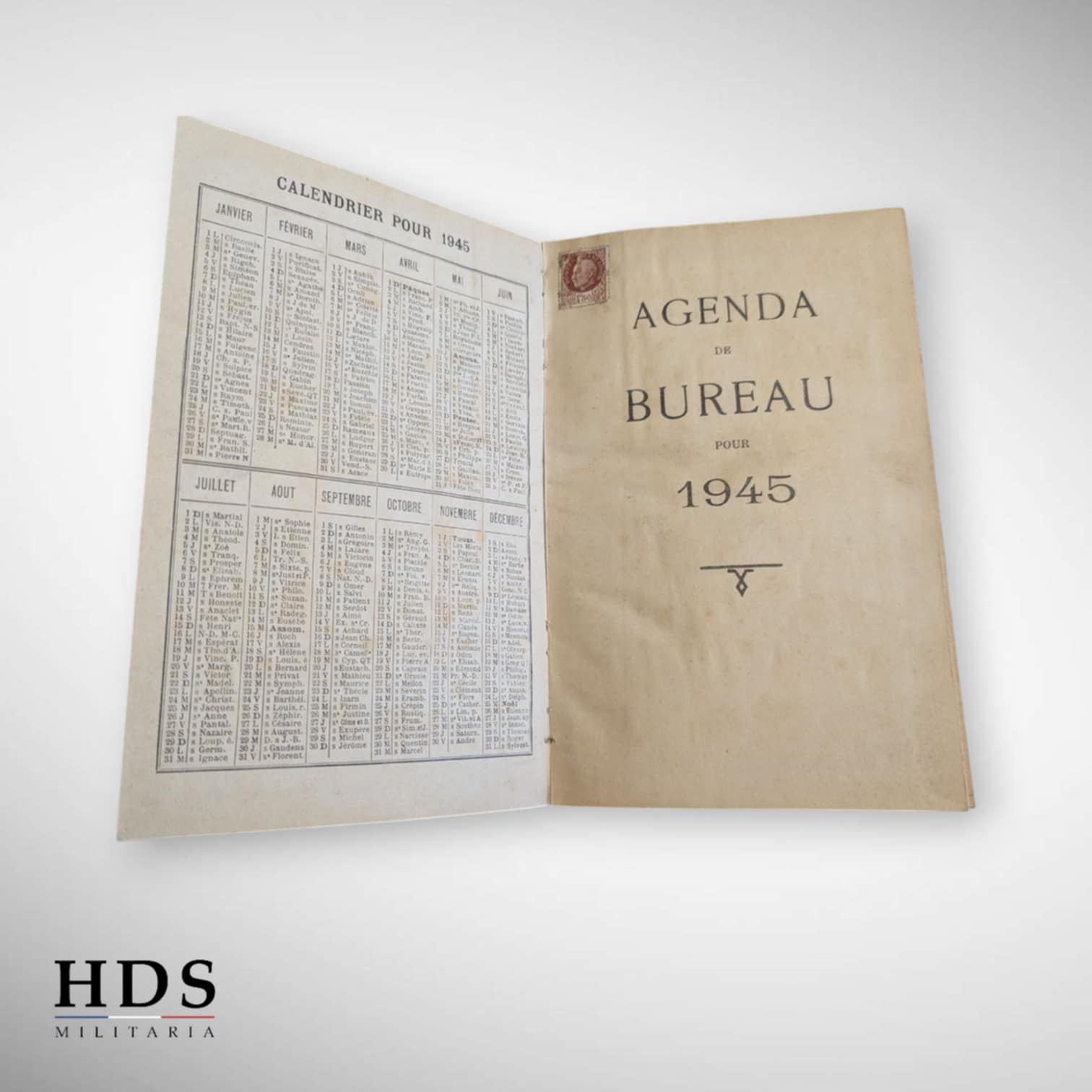 Agenda 1945 France 40 ww2