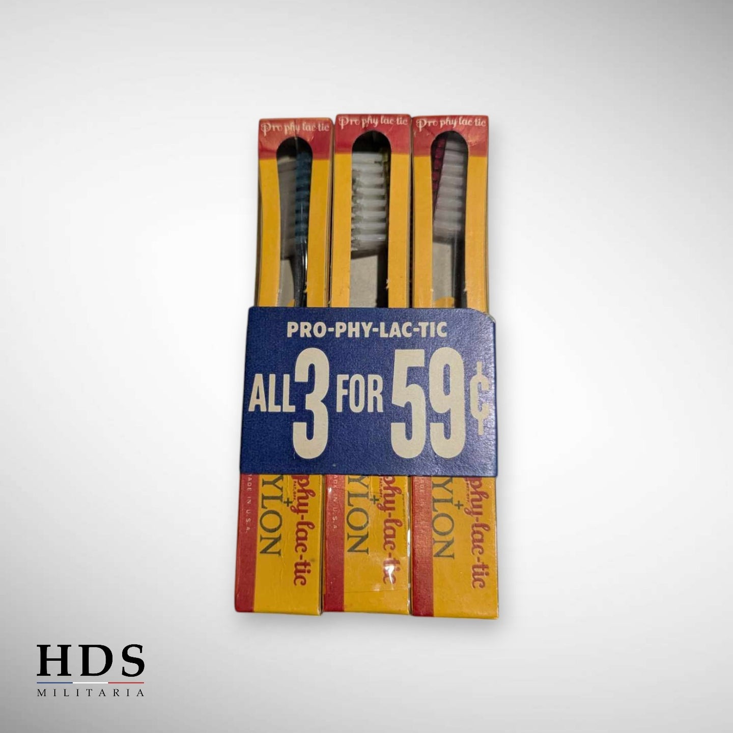 Brosse à dent US ww2 lot de 3