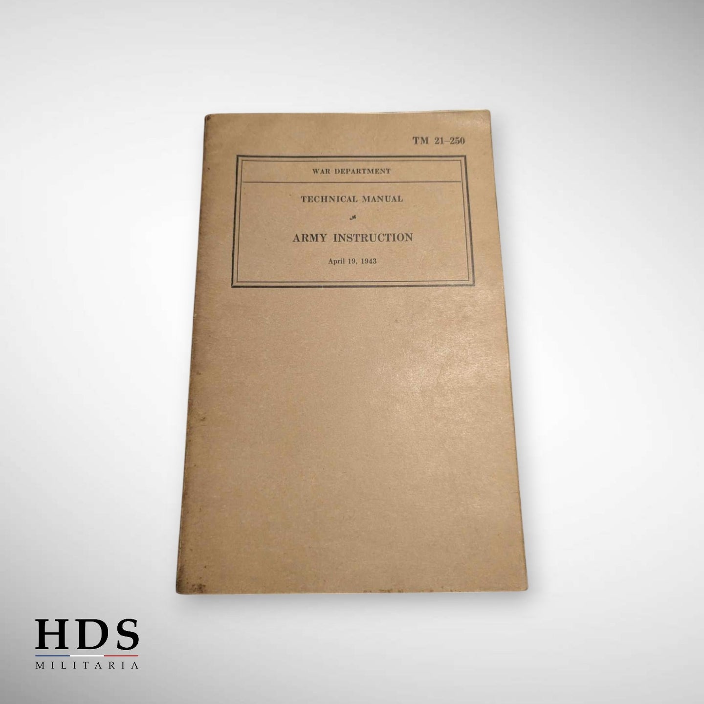 US WW2 TM 21-250 1943 instruction booklet