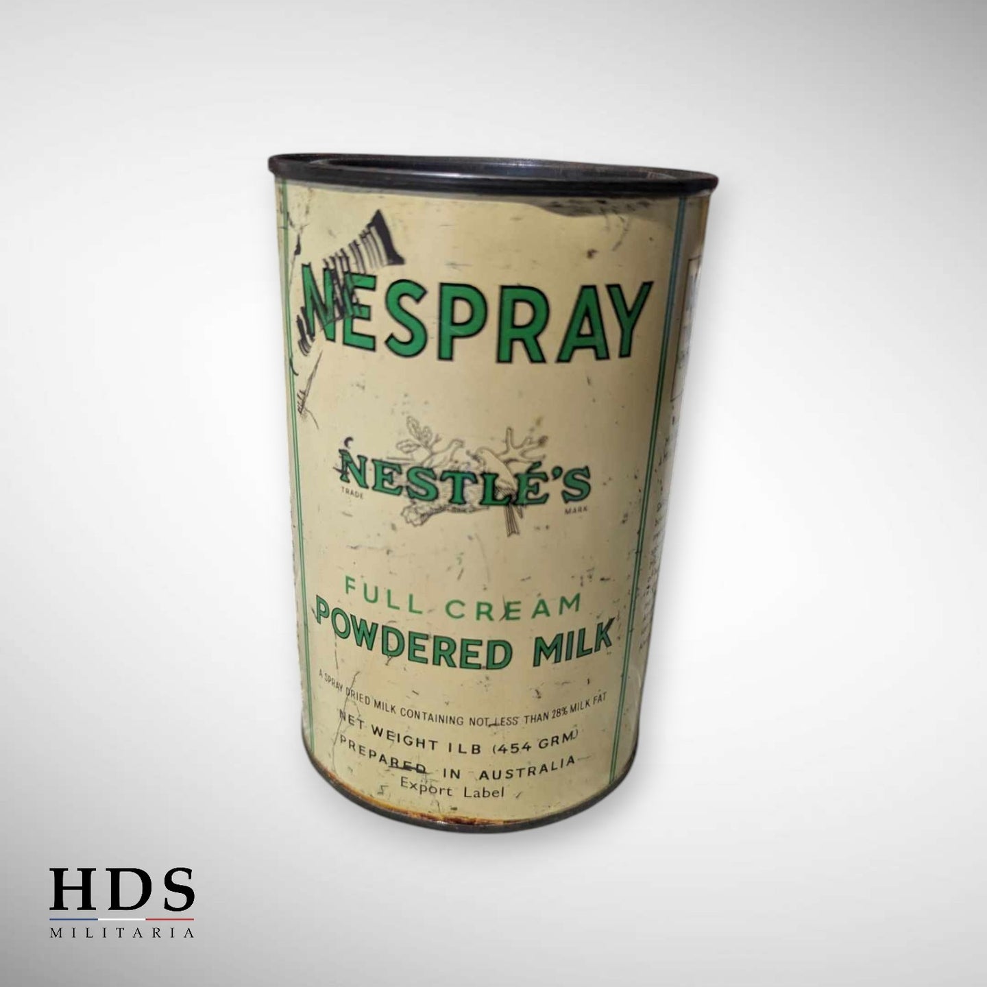Boîte de lait en poudre US ww2 Nestlé