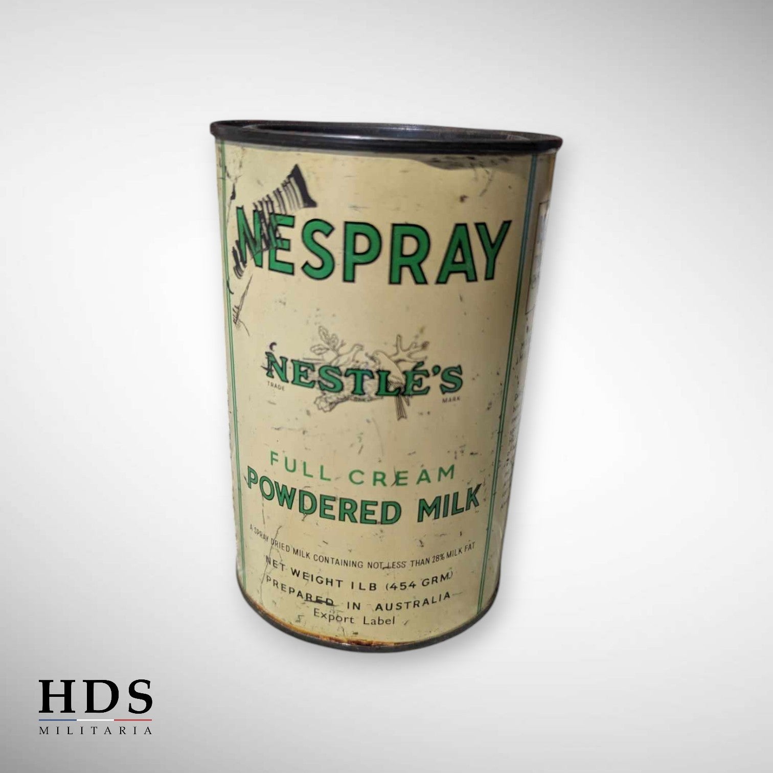 Boîte de lait en poudre US ww2 Nestlé