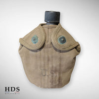 Gourde US ww2 complète housse od3 1943 Vosges