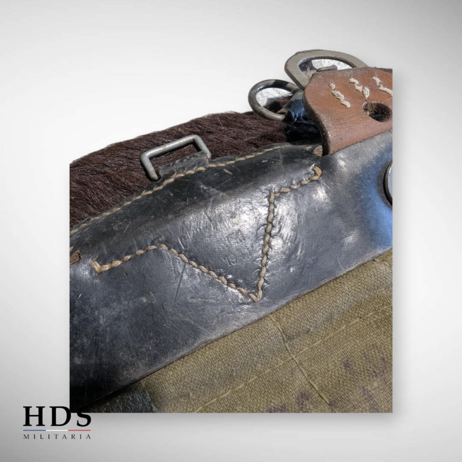 Sac à dos allemand ww2 poil de vache tornister m31