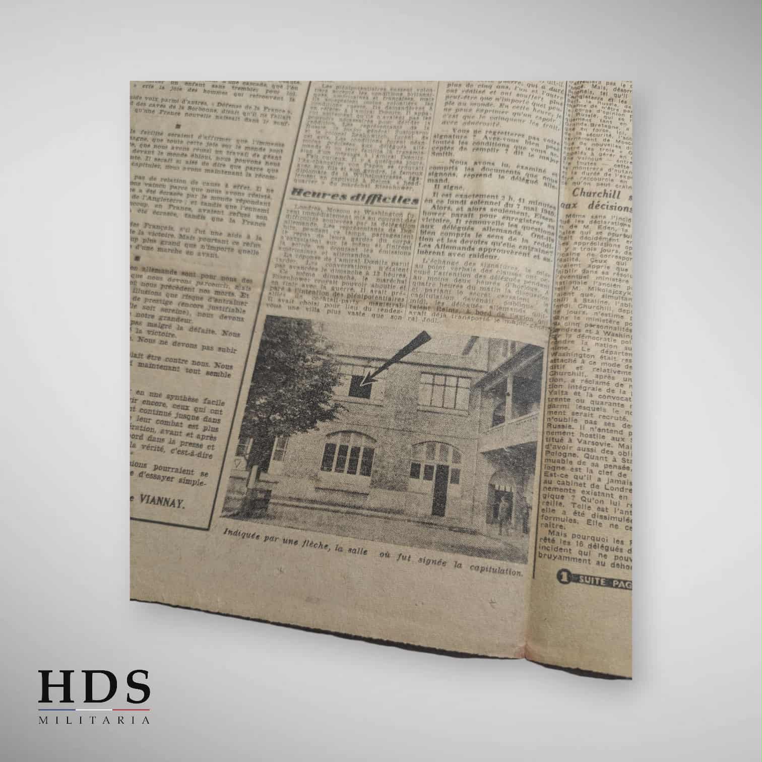 Journal France Soir 9 Mai 1945 Jour V