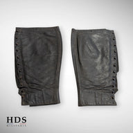 Paire de guêtres jambières ww1 noires