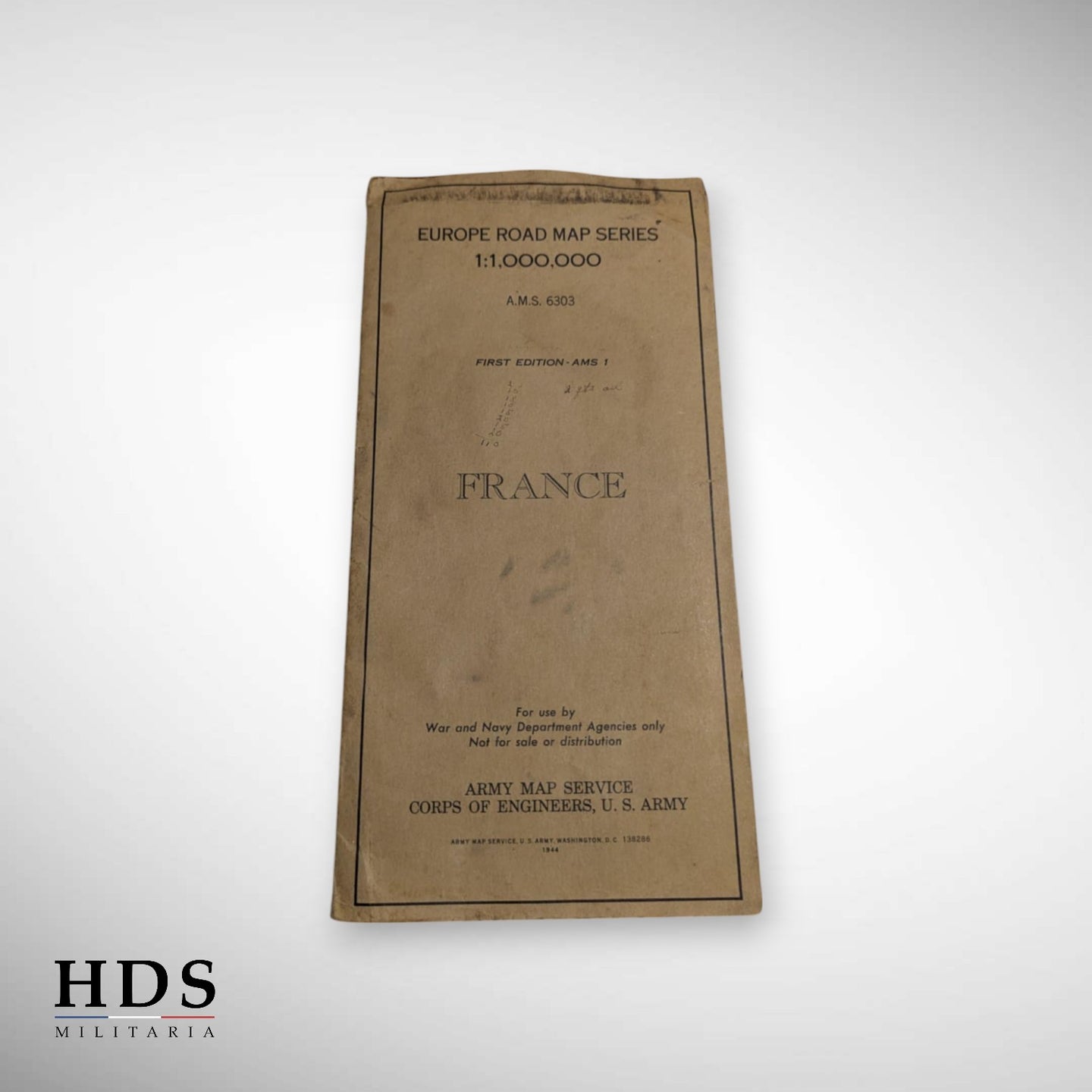 Map of France US ww2 1944 Alsace