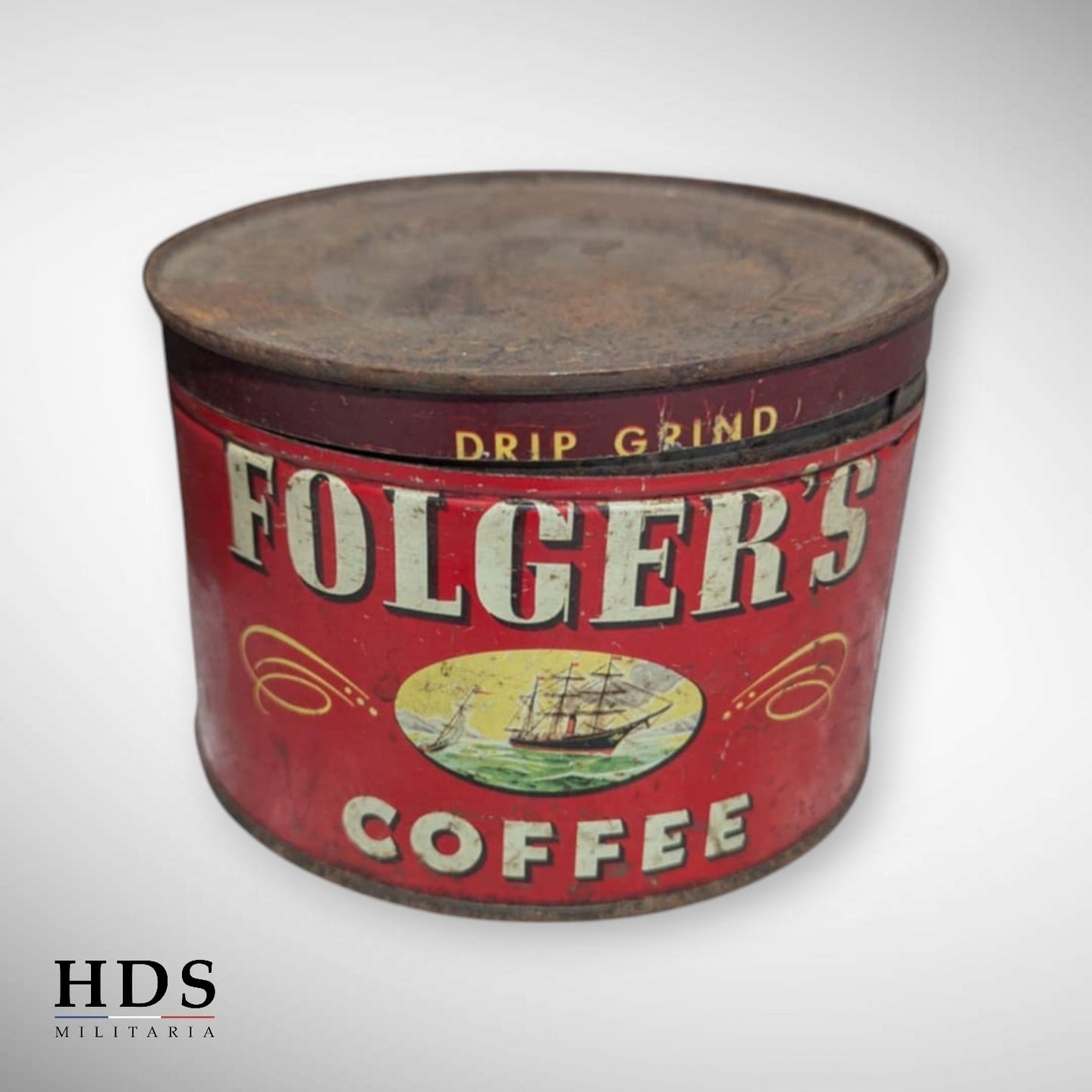Boîte de Café US ww2 Folger's