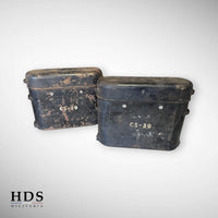 Lot de deux boîtes de piles US ww2 CS-39