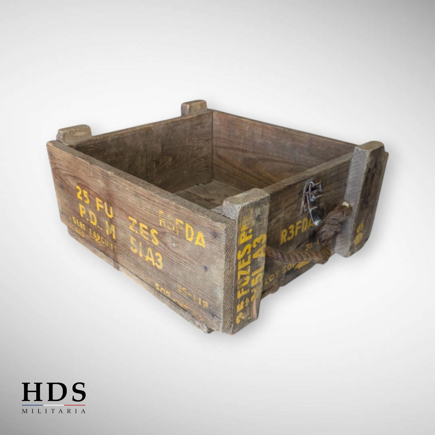 Caisse en bois pour fusées d'obus US ww2