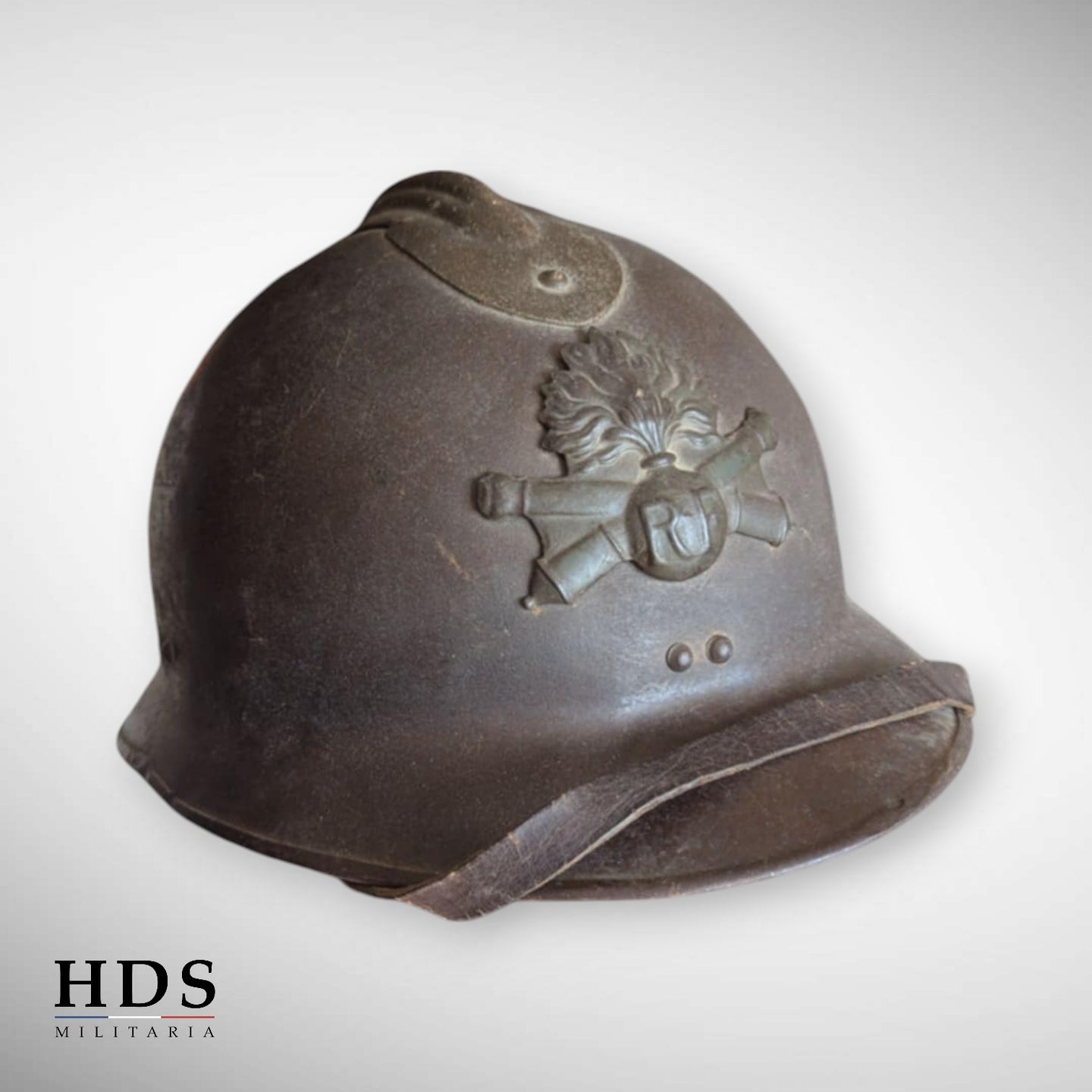 Casque Adrian m26 Artillerie ww2