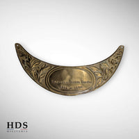 Plaque commémorative casque Adrian ww1