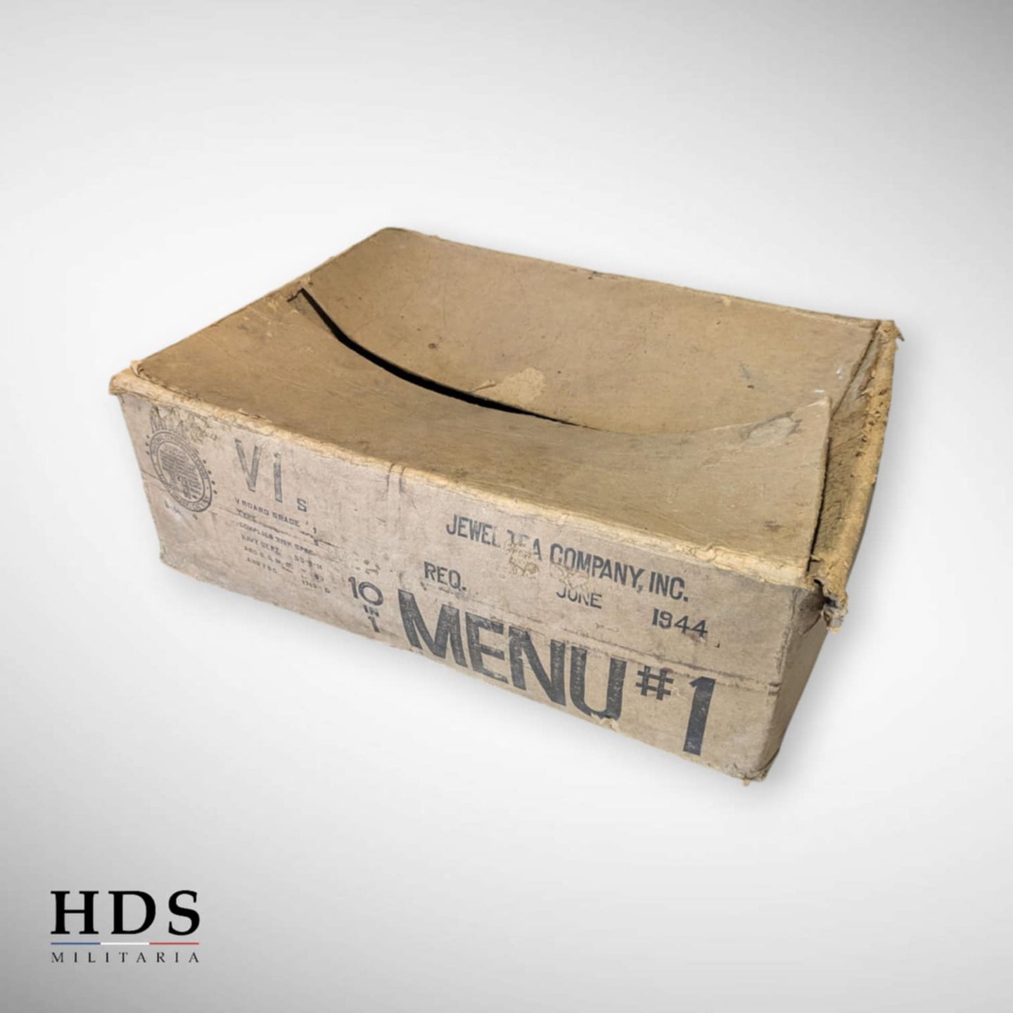 Carton de ration US ww2 ten in one menu #1