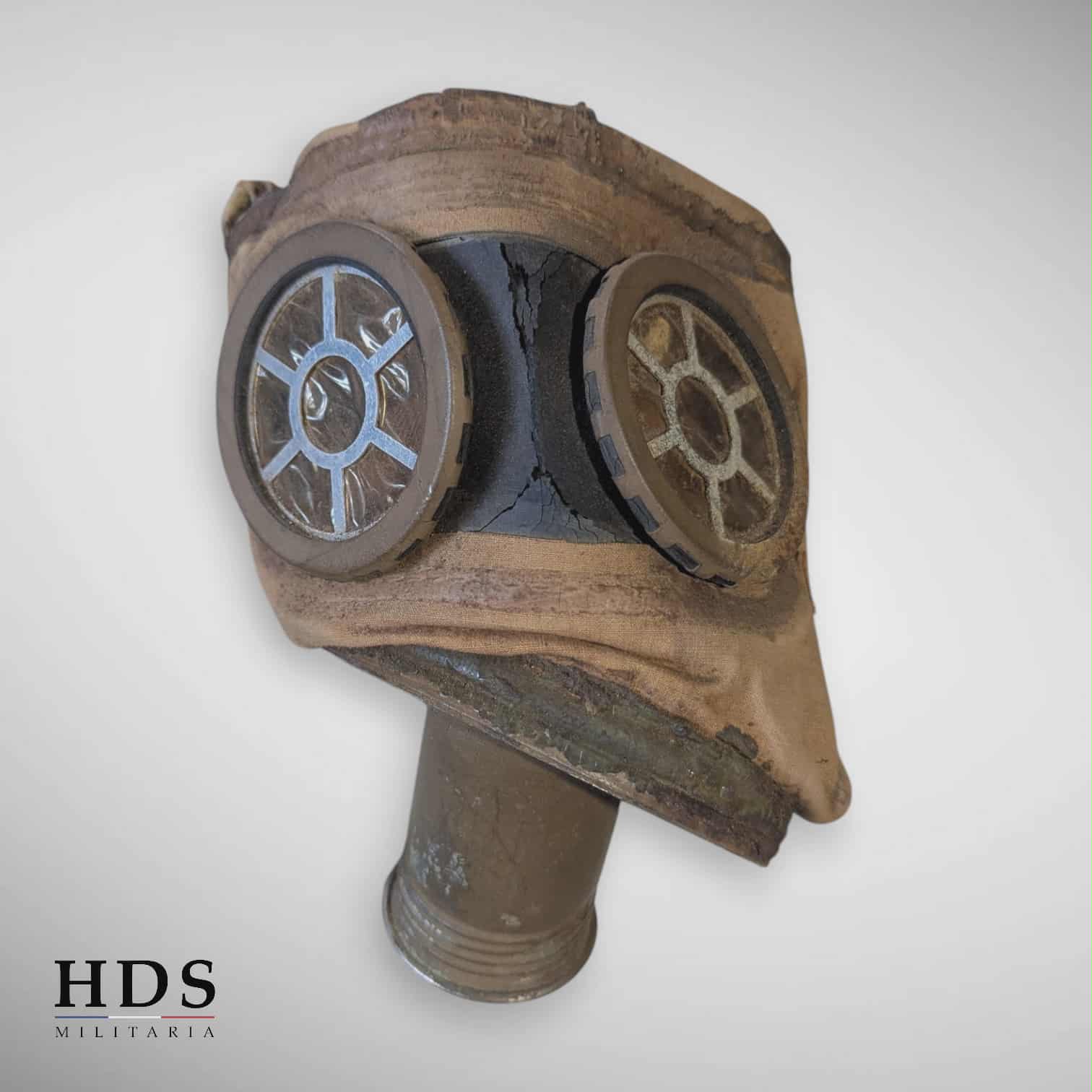 Masque à gaz Français ww2 ANP31 Artillerie