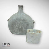 Ensemble gourde + quart m35 France 40 ww2