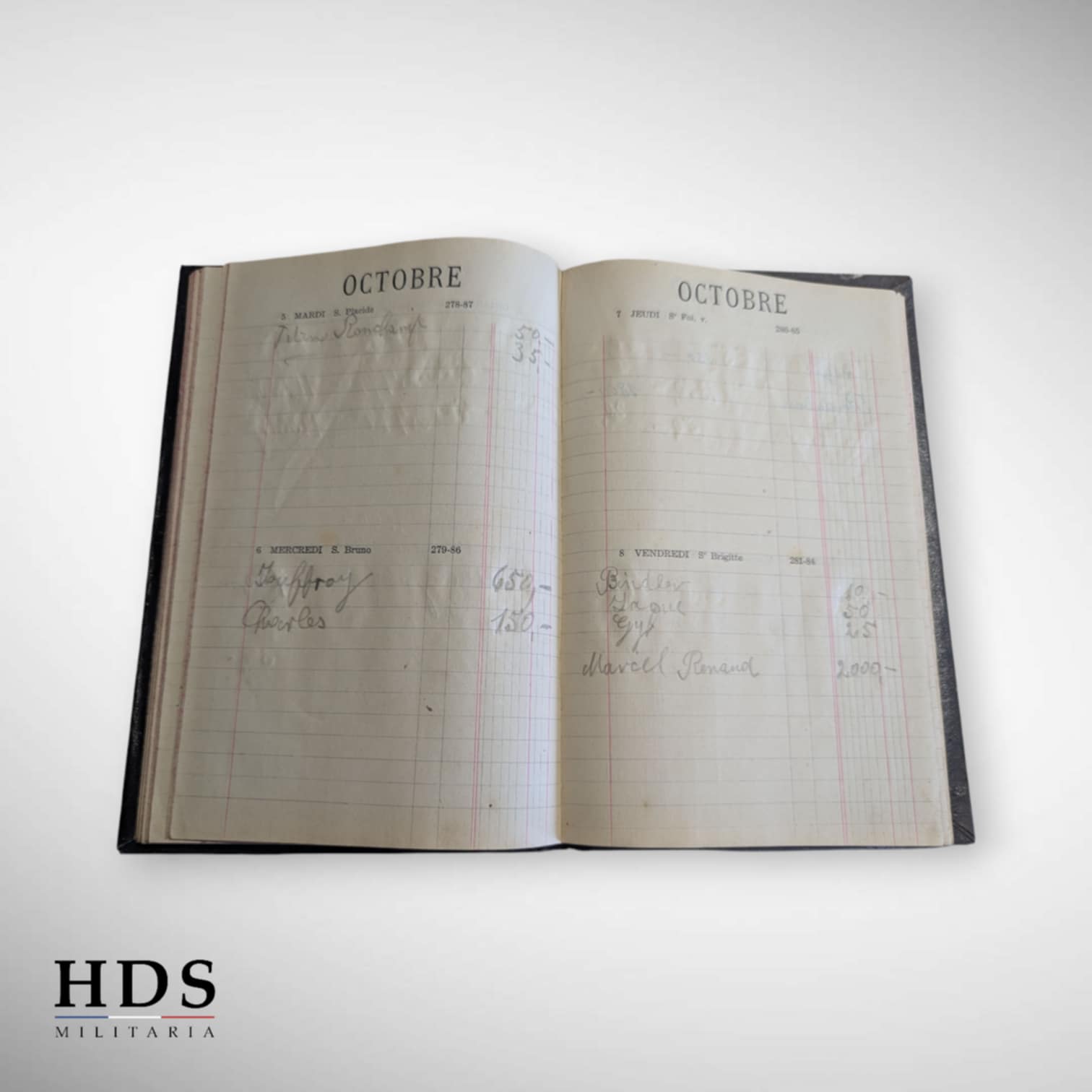 Agenda 1943 France 40 ww2