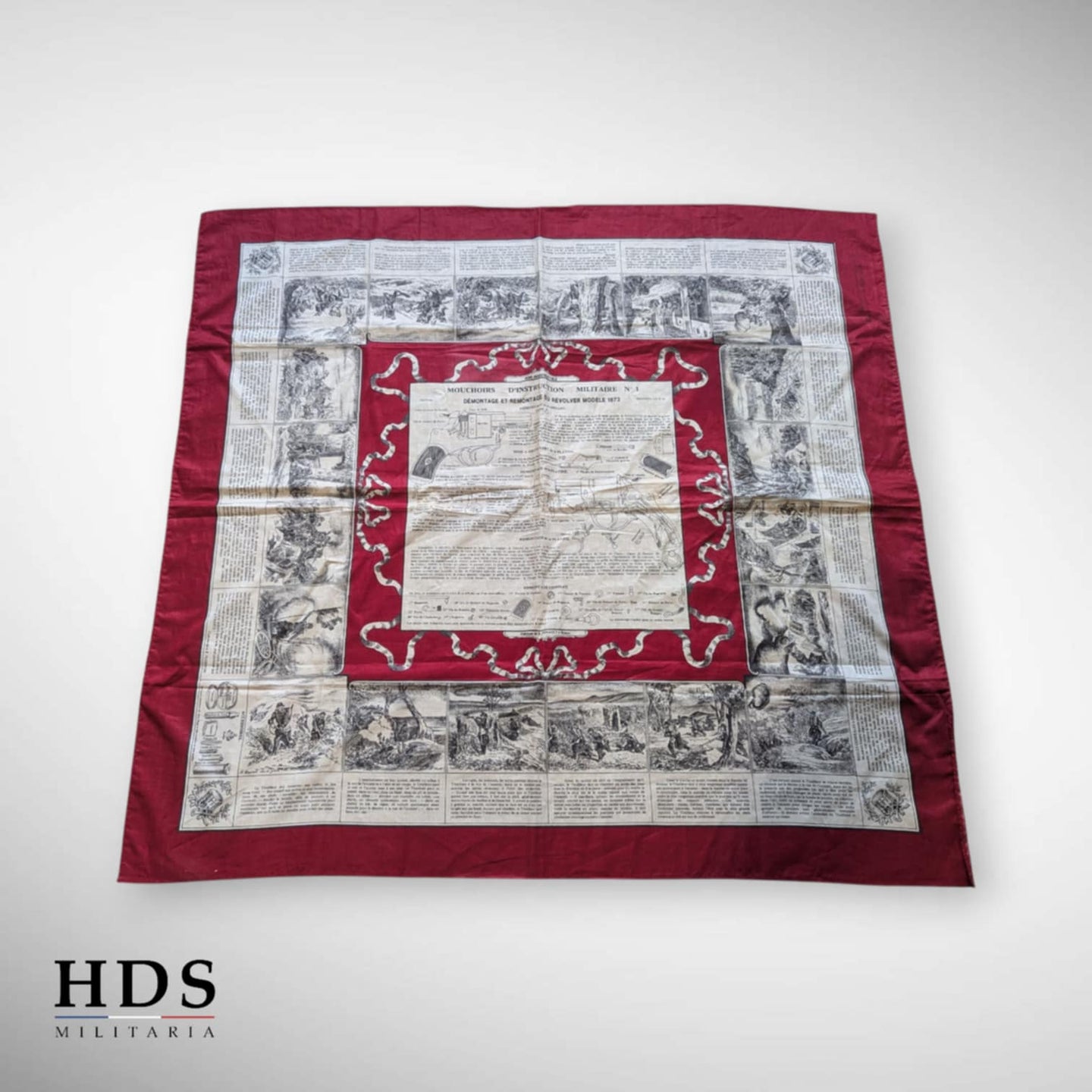 Reproduction Foulard d'instruction #1 révolver 1873