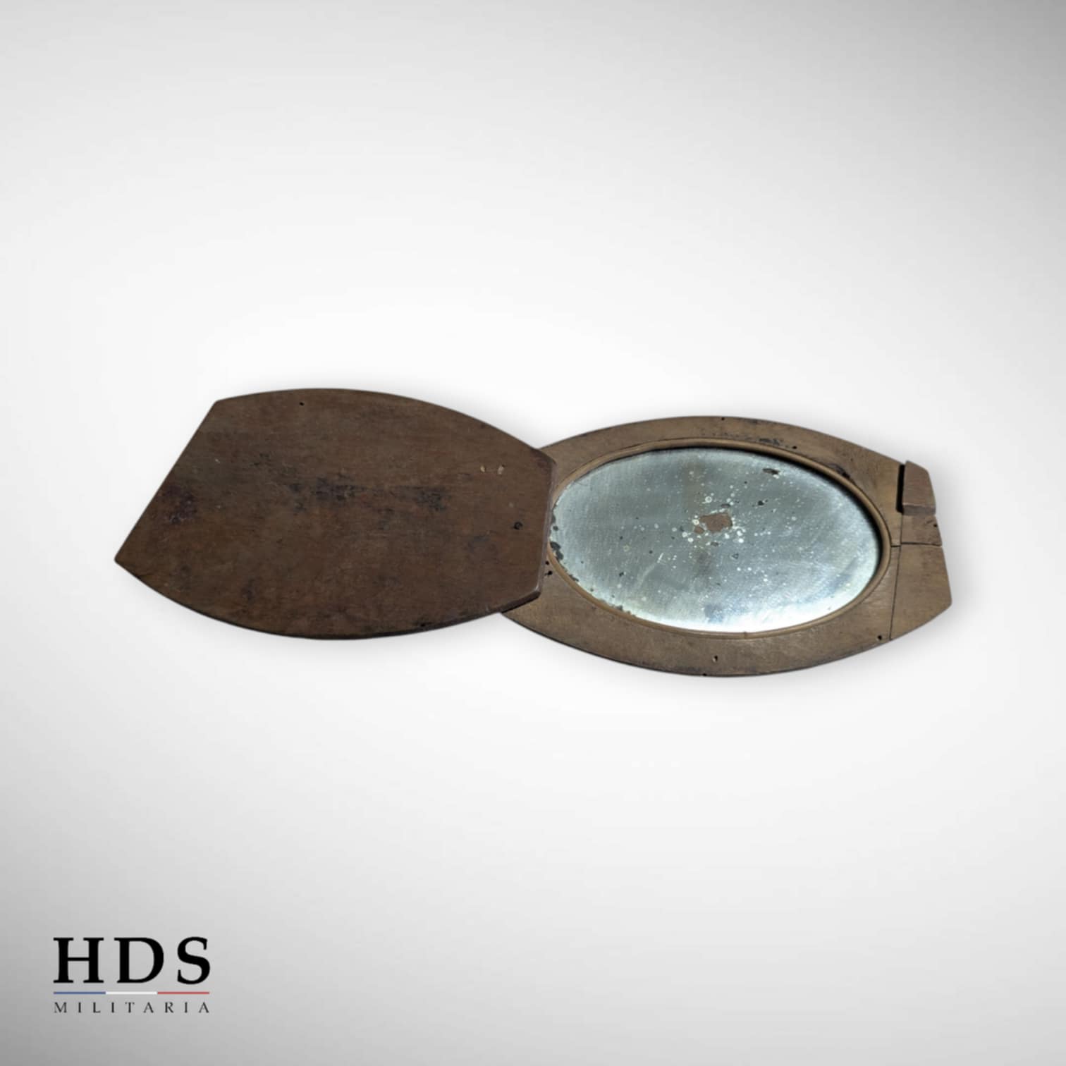 Miroir pliant soldat Français ww1