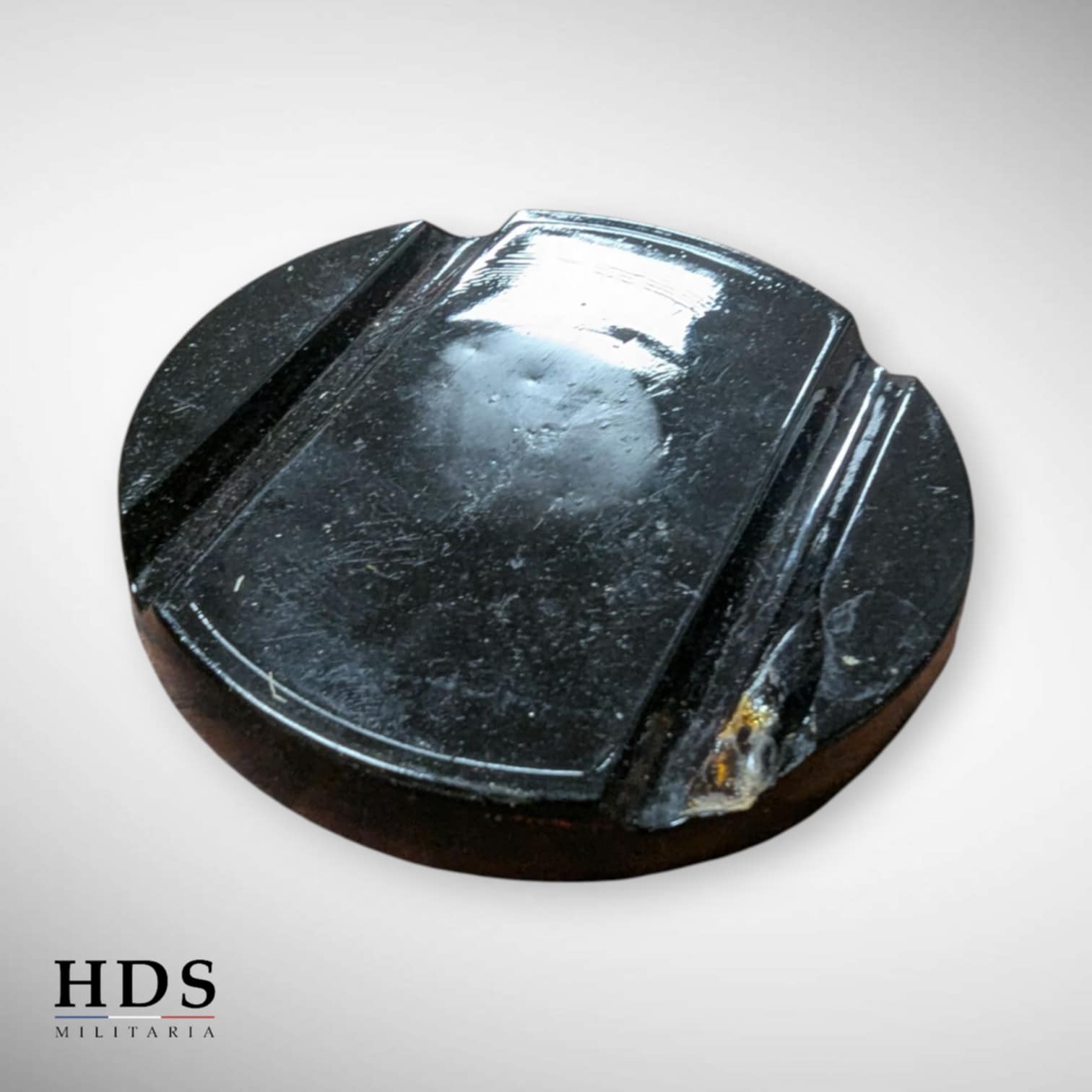 Couvercle mine en verre allemand ww2 Glassminen 43